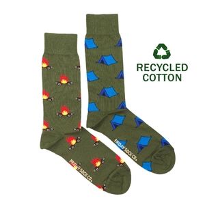 Men’s Recycled Socks | Tent & Campfire | Mismatche